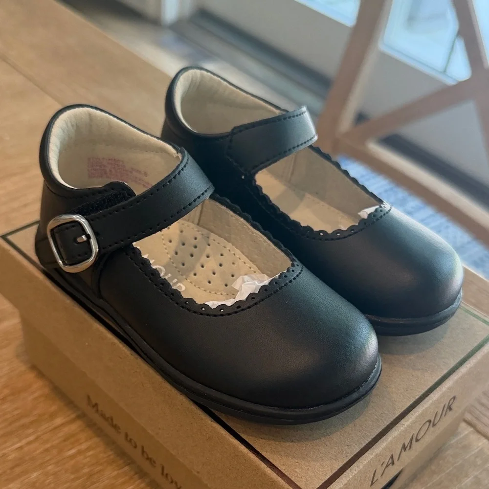 L’Amour black Maryjane shoes in size 6. Never worn new in box.